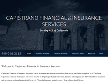 Tablet Screenshot of capistranoinsurance.com